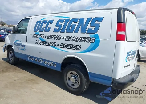 2022 Chevrolet Express Cargo Rwd 2500 Regular Wheelbase Wt z USA, uszkodzony, nr VIN 1GCWGAFPXN1269561